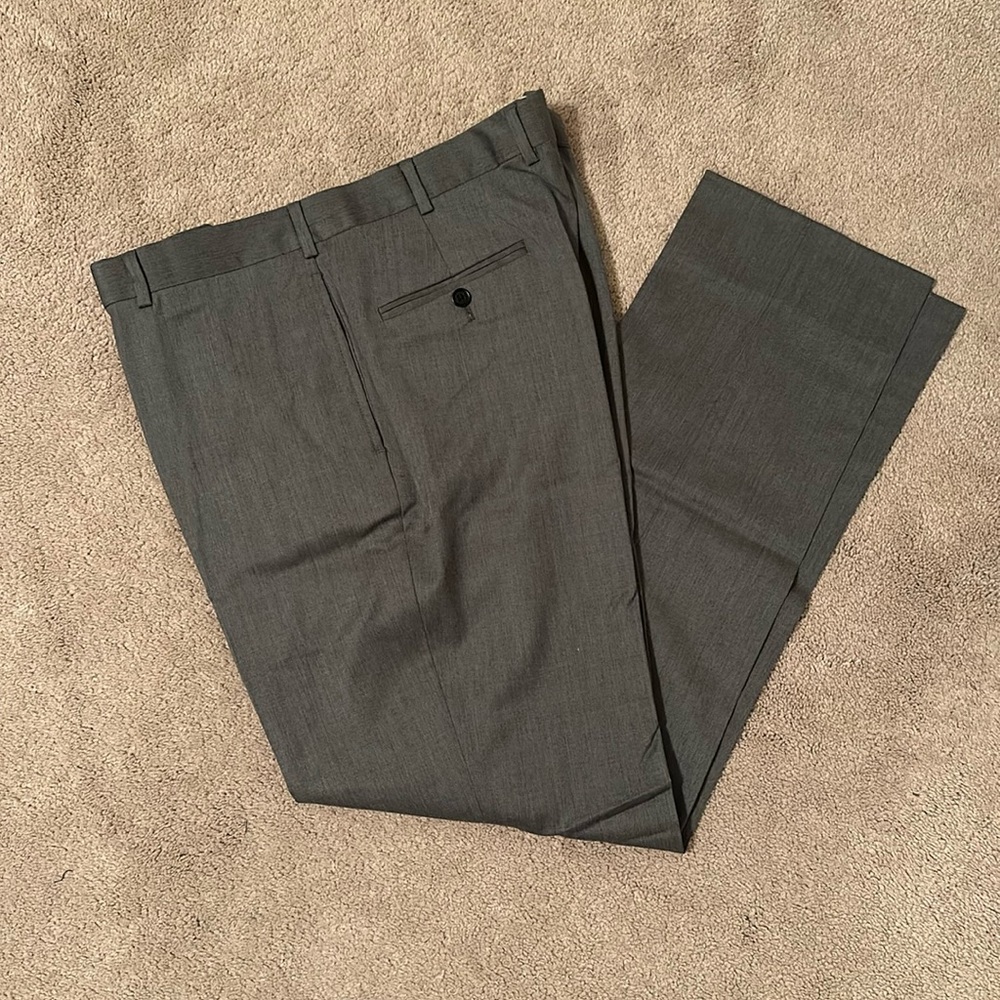 Brooks Brothers gray dress pants, size 38x32